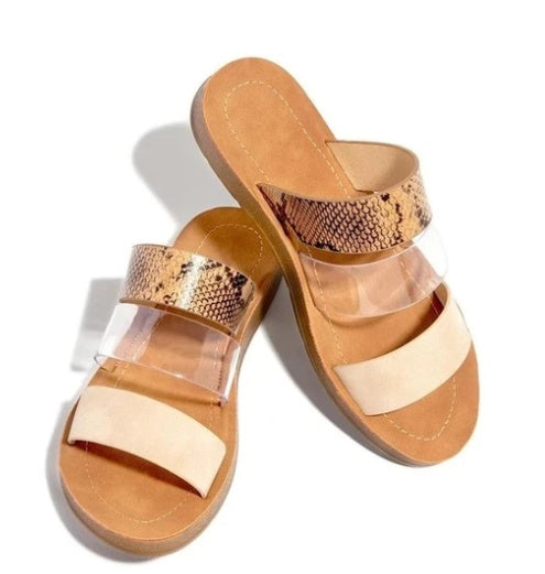 Lydia – Snake Print Shoes