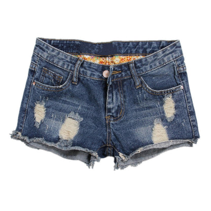 Leanne – Distressed Women's Denim Shorts