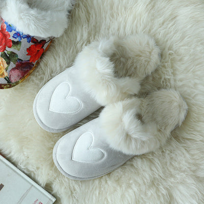 Jade – Non-Slip Wool Slippers with Cotton Sole
