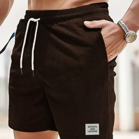 Colin – Summer Corduroy Sports Pants with Drawstring