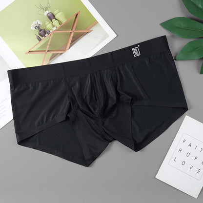 Nick – Breathable Men's Summer Boxer Shorts in Ice Silk