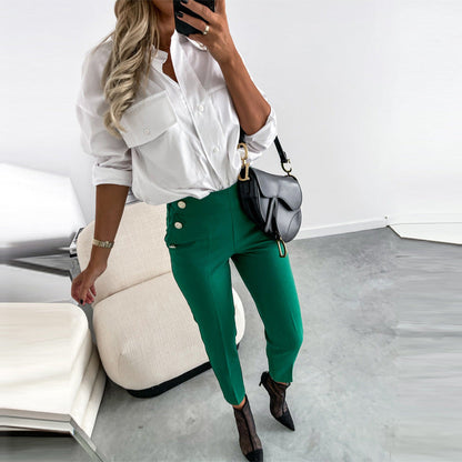 Barbara – Slim Fit Spring Suit Pants