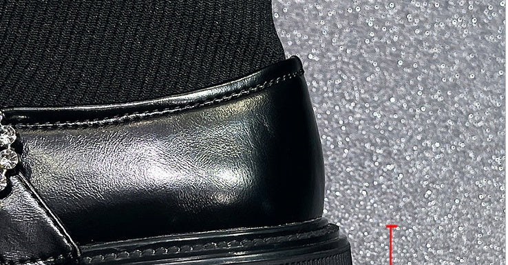 Rose – Thick-Sole Women's Sock Boots in Martin Style