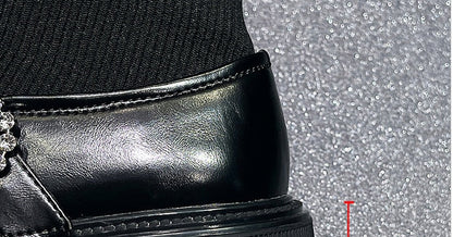 Rose – Thick-Sole Women's Sock Boots in Martin Style