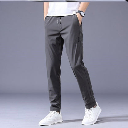 Nick – Casual Men's Sweatpants with Drawstring in Korean Style