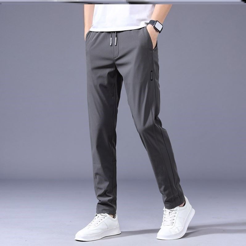Nick – Casual Men's Sweatpants with Drawstring in Korean Style