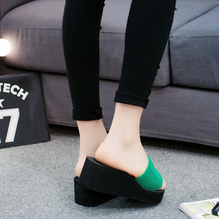 Jacqueline – Women's Slide Sandals with Elastic Sole