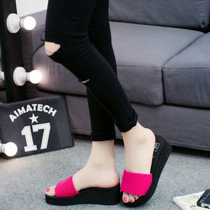 Jacqueline – Women's Slide Sandals with Elastic Sole