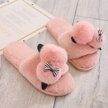 Janet – Cartoon Plush Cotton Slippers