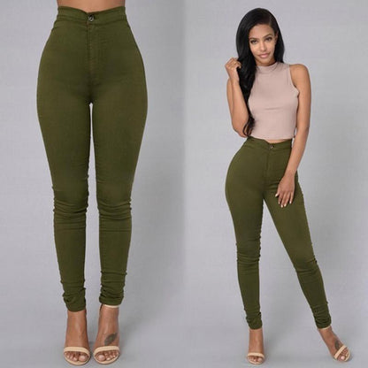 Danielle – Colorful Women's High-Waist Leggings