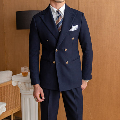 Roy – Slim Double-Breasted Men's Suit