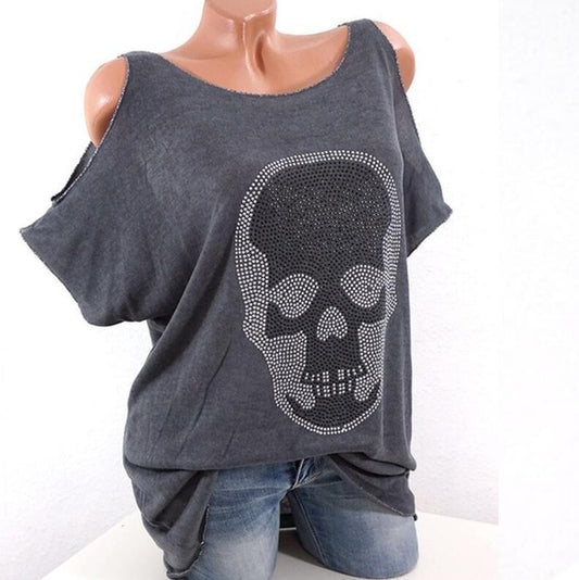 Shirley – Women's T-Shirt with Skull Design