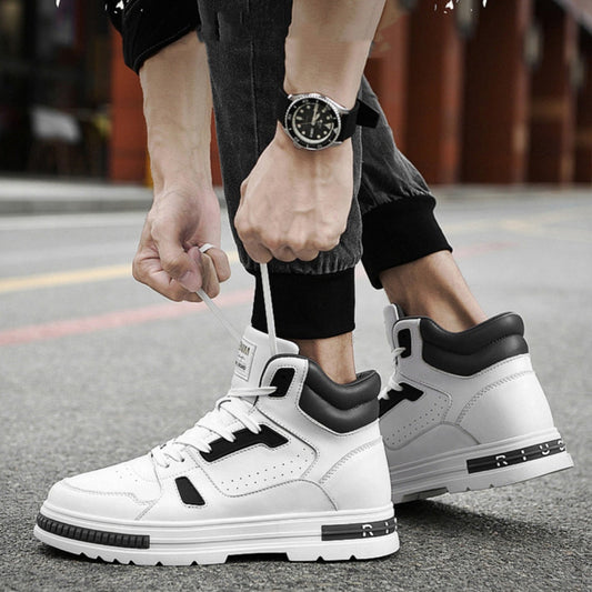 Terrence – Stylish Men's Martin Boots with Elevated Sole for Winter