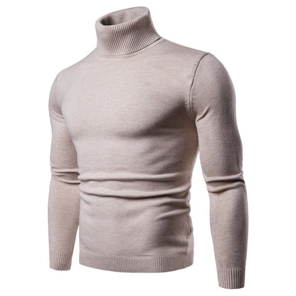 Lawrence – Slim Thermal Turtleneck Sweater for Men in Solid Designs