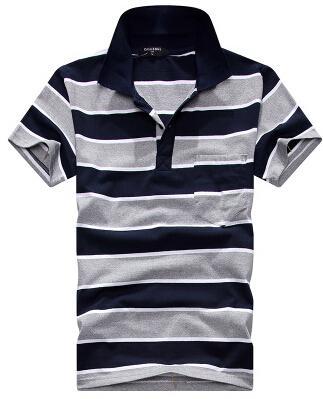 Liam – Striped Men's Polo Shirt