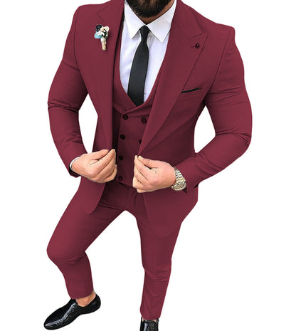 Larry – Slim Men's Suit with Notched Lapel