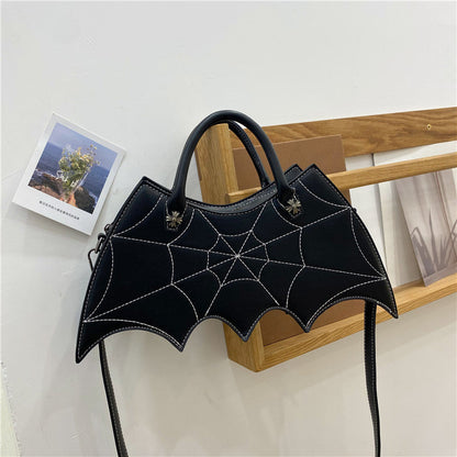 Leanne – Shoulder Bag with Spider Web Design