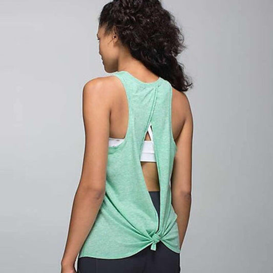 Christina – Backless Women's Workout Top