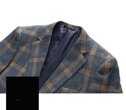 Rhys – Elegant Men's Suit with Check Pattern