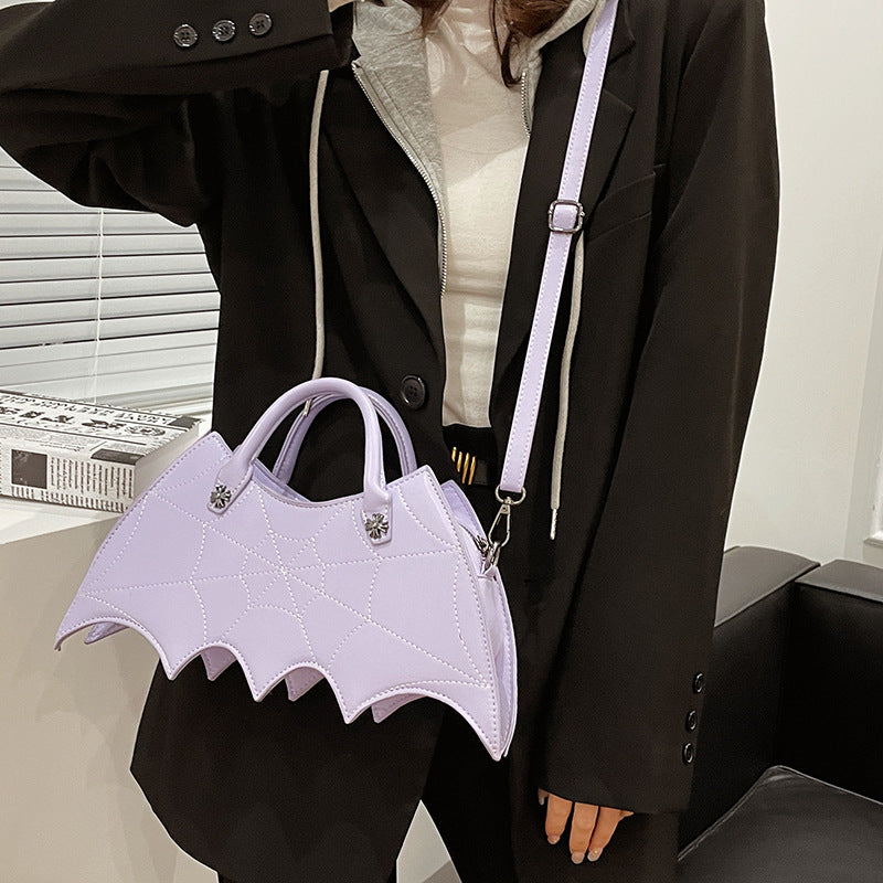 Leanne – Shoulder Bag with Spider Web Design