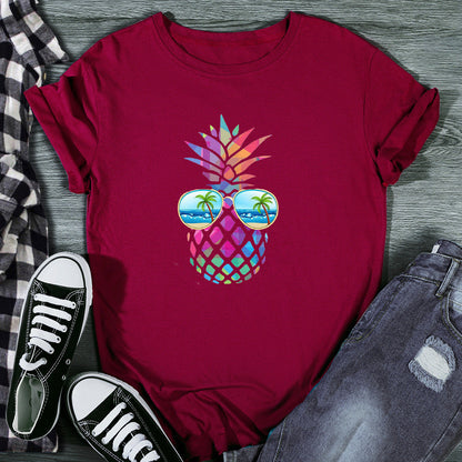 Melissa – Women's T-Shirt with Eye Pineapple Design