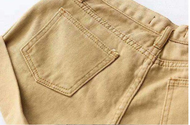 Deborah – High-Waisted Denim Shorts with Elastic Waistband and Wide Legs