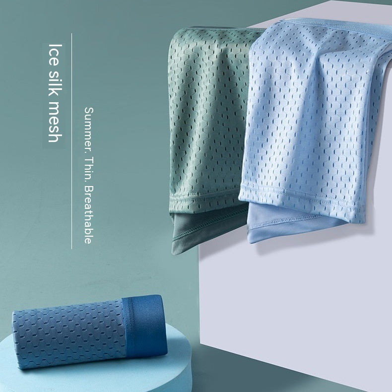 Geoffrey – Breathable Men's Boxers in Ice Silk