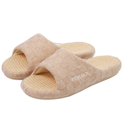 Barbara – Linen Slippers for Women