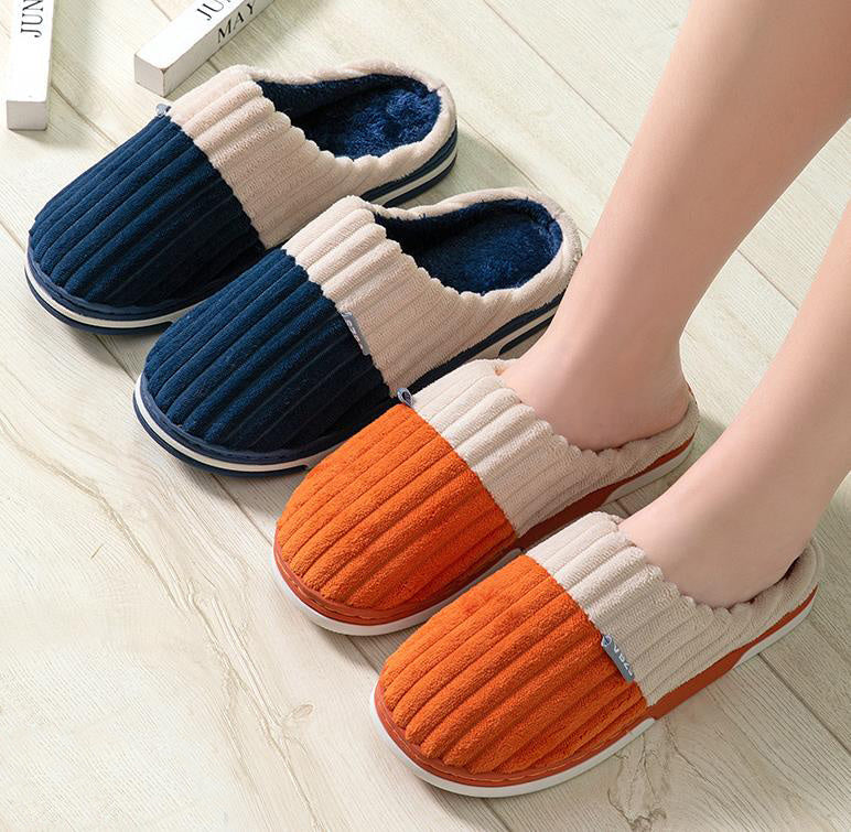 Abigail – Unisex Winter Corduroy Slippers