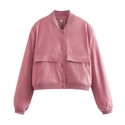 Betty – Stylish Women's Jacket with Pockets and Stand Collar