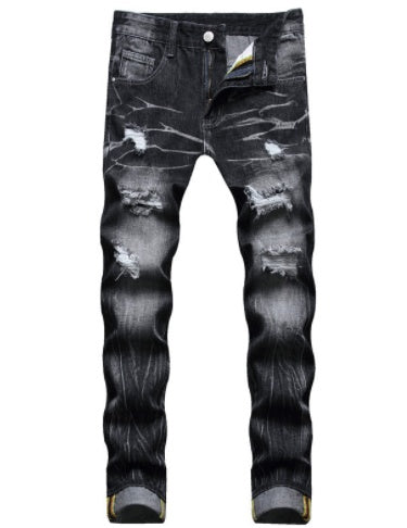 Dean – Vintage Distressed Denim Jeans