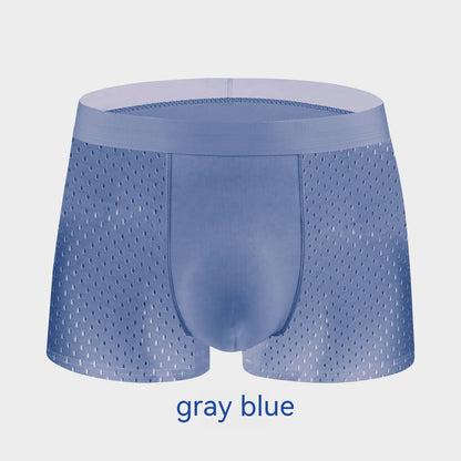 Geoffrey – Breathable Men's Boxers in Ice Silk