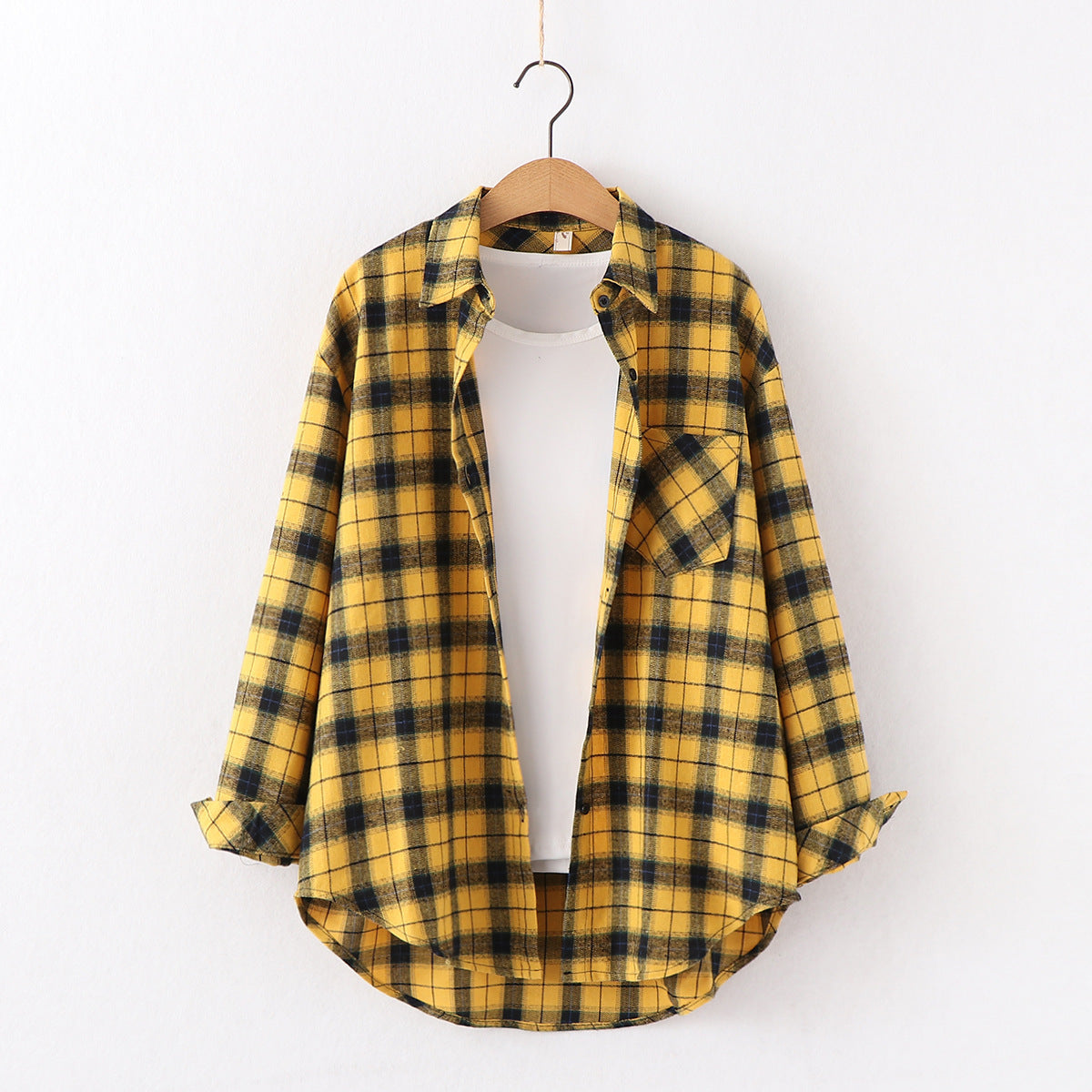 Hayley – Checkered Women's Blouse with Relaxed Fit
