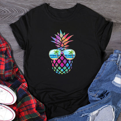 Melissa – Women's T-Shirt with Eye Pineapple Design