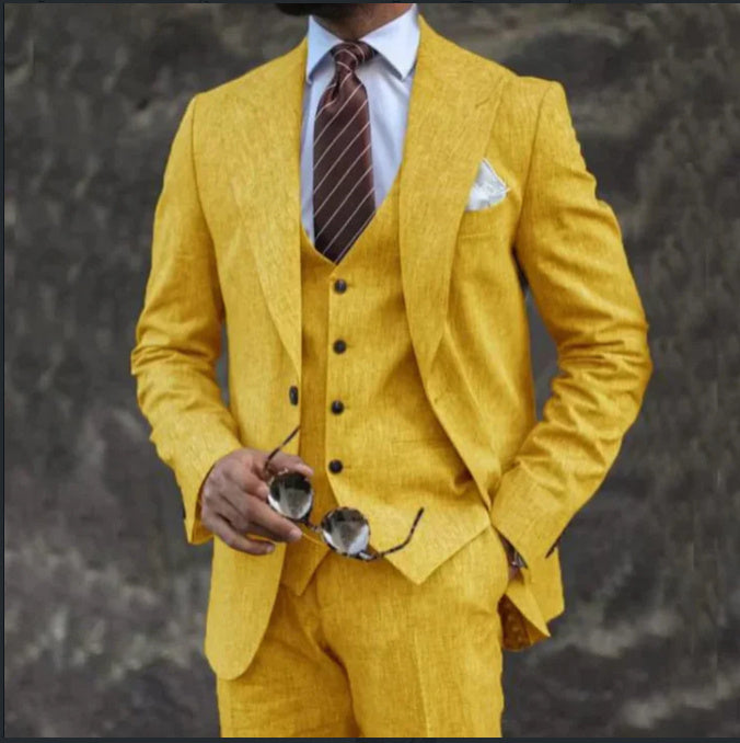 Laurence – Three-Piece Men's Wedding Suit