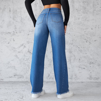 Melissa – Straight Women's Jeans with High Waist