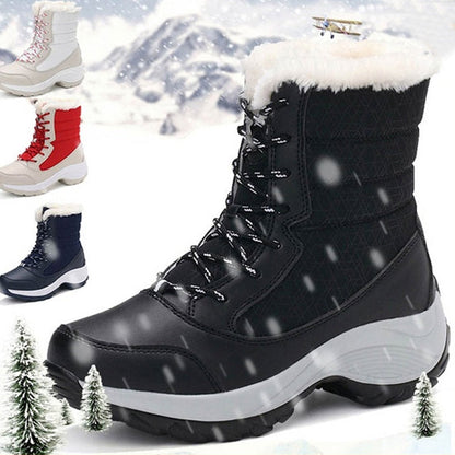 Kathleen – Warm Women's Snow Boots with Plush Lining