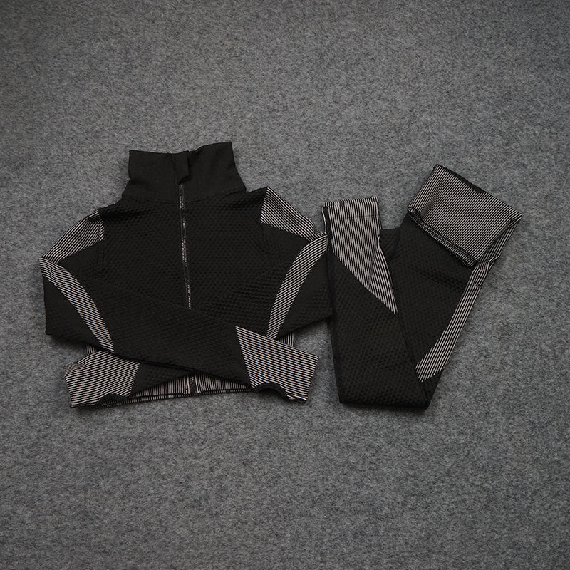 Michelle – Three-Piece Stretch Yoga Fitness Suit