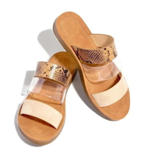 Lydia – Snake Print Shoes