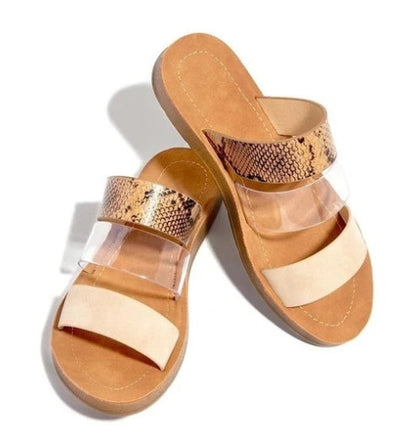 Lydia – Snake Print Shoes