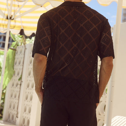 Phillip – Breathable Short Sleeve Shirt with Lapels