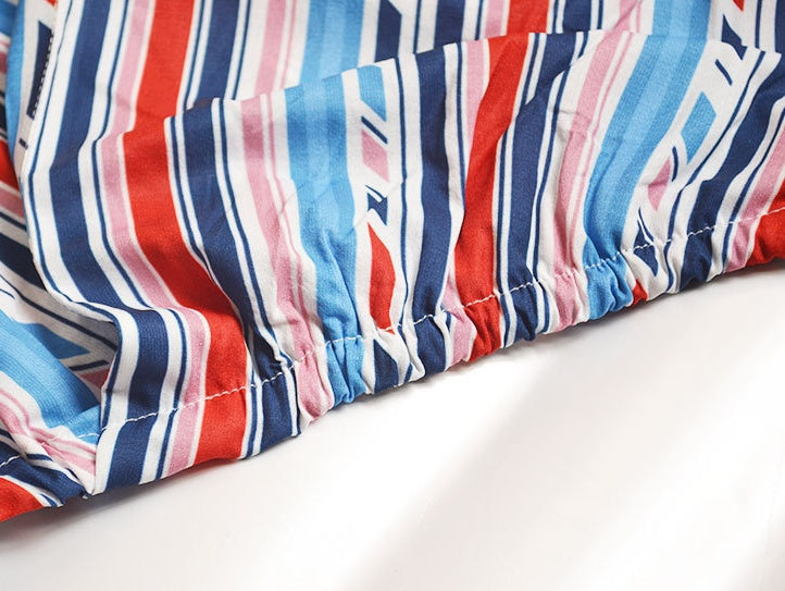 Julia – Women's V-Neck Camisole with Color Stripes