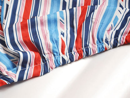 Julia – Women's V-Neck Camisole with Color Stripes