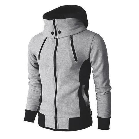 Sean – Sporty Men's Jacket with Hood and Zipper