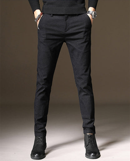 Phillip – Slim Fit Elastic Pencil Trousers for Men