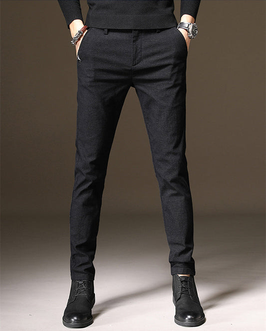 Phillip – Slim Fit Elastic Pencil Trousers for Men