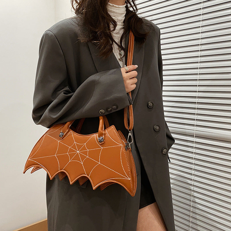 Leanne – Shoulder Bag with Spider Web Design