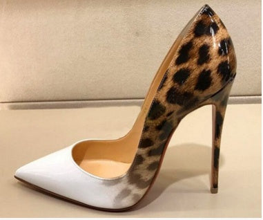 Holly – Elegant Women's High Heels with Leopard Print