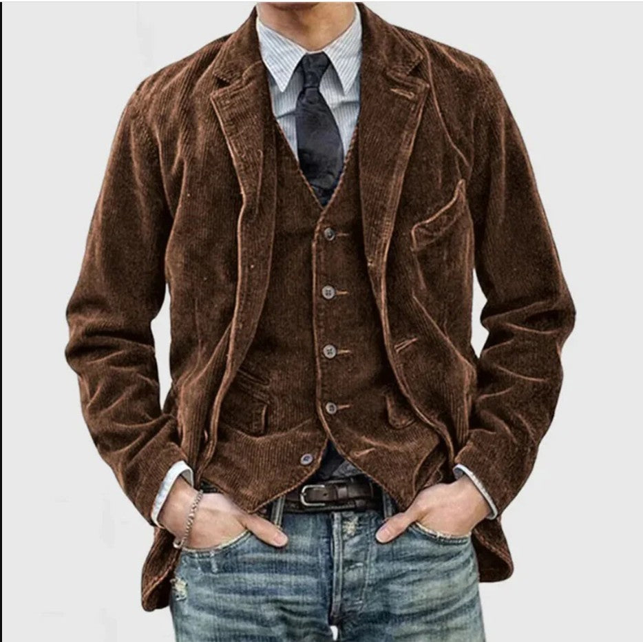 Damien – Warm Corduroy Jacket for Men