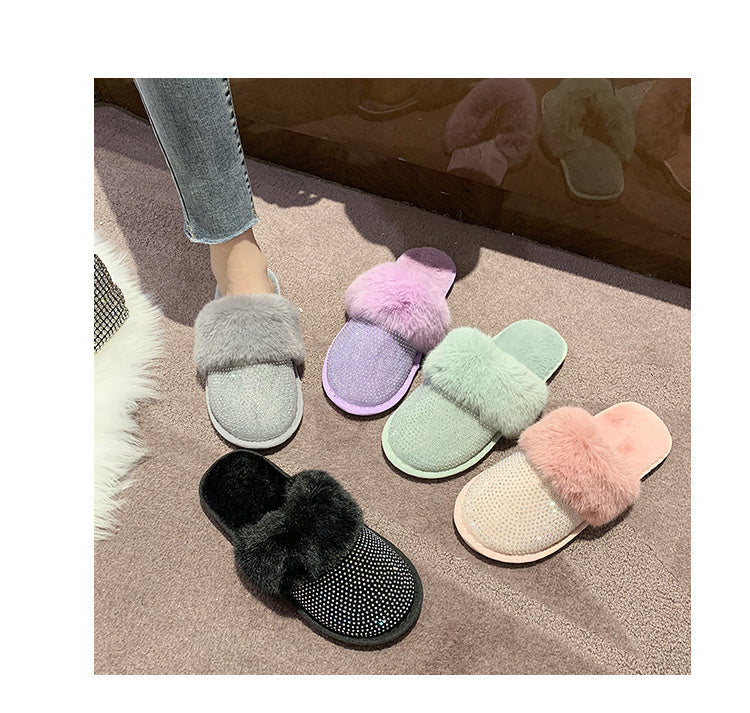 Sharon – Flat Women's Sandals with Rhinestones